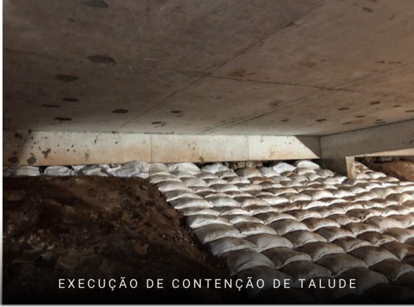EXECUÇÃO DE CONTENÇÃO DE TALUDE